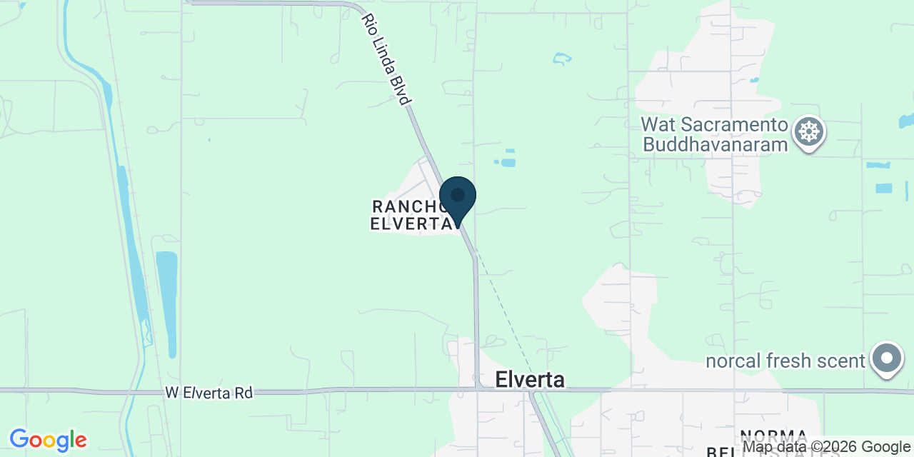 Map showing Elverta, Sacramento County, CA