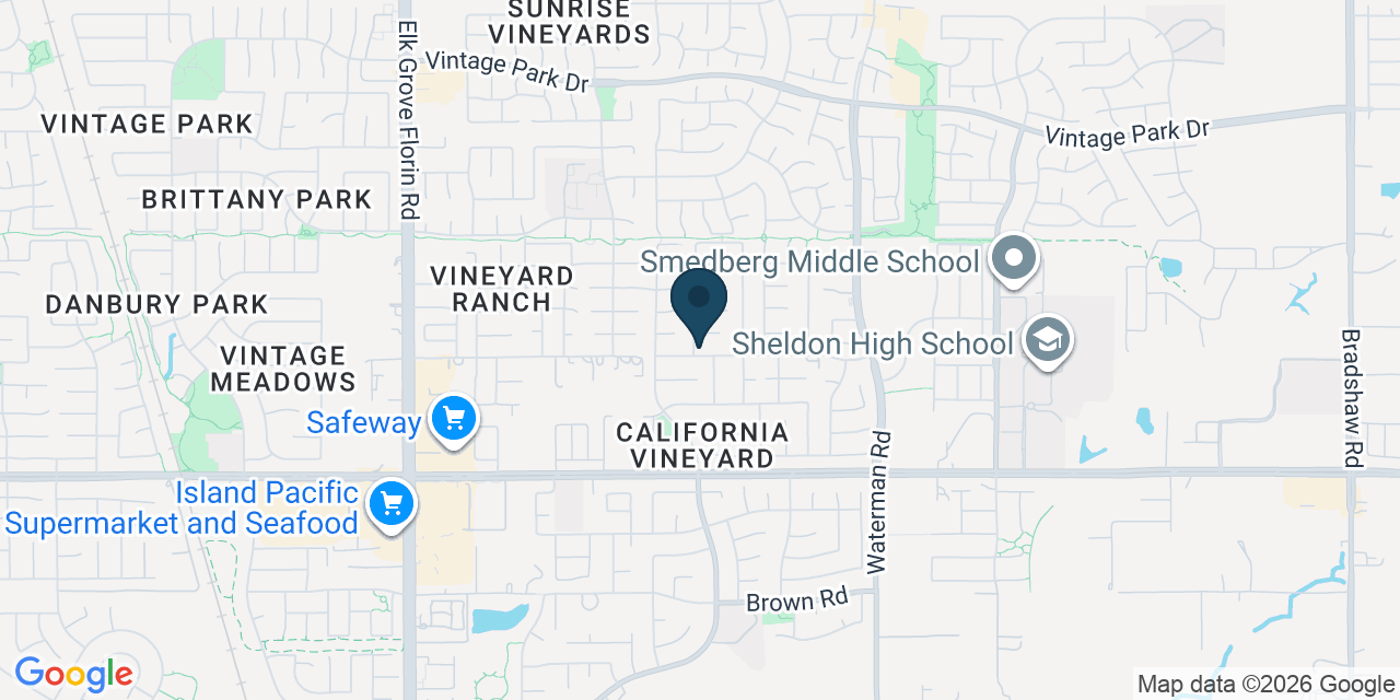 Map showing Sacramento, Sacramento County, CA