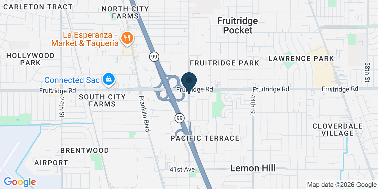 Map showing Sacramento, Sacramento County, CA