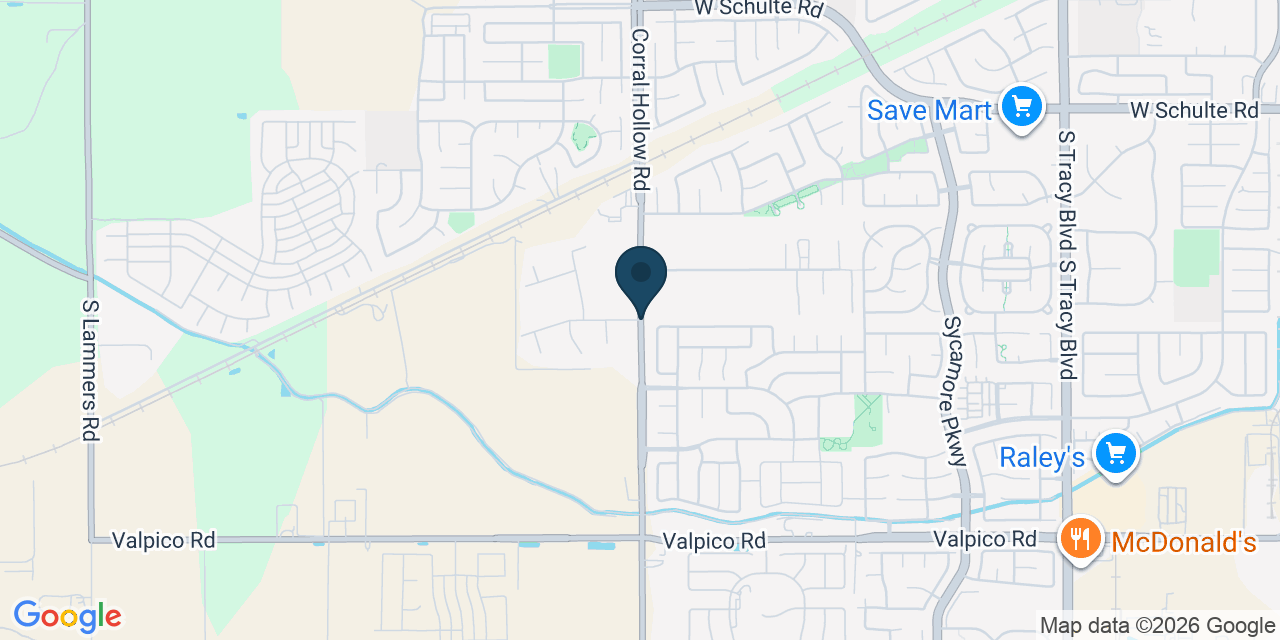 Map showing San Joaquin County, CA