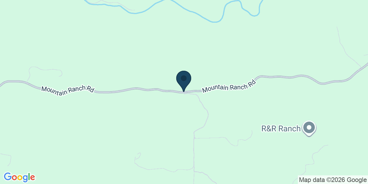 Map showing Calaveras County, CA