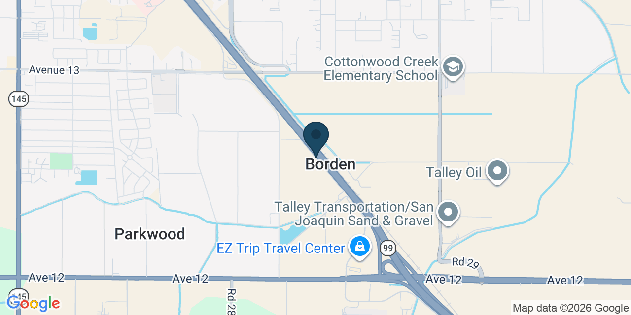 Map showing Madera County, CA