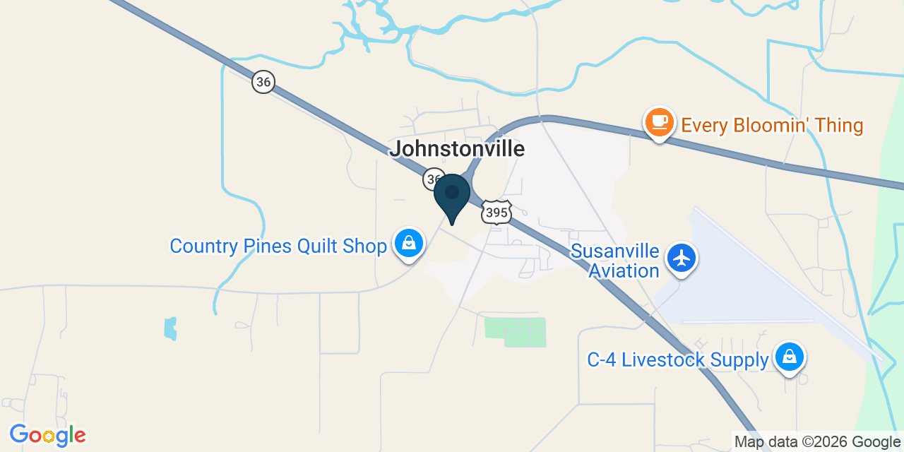 Map showing Susanville, Lassen County, CA