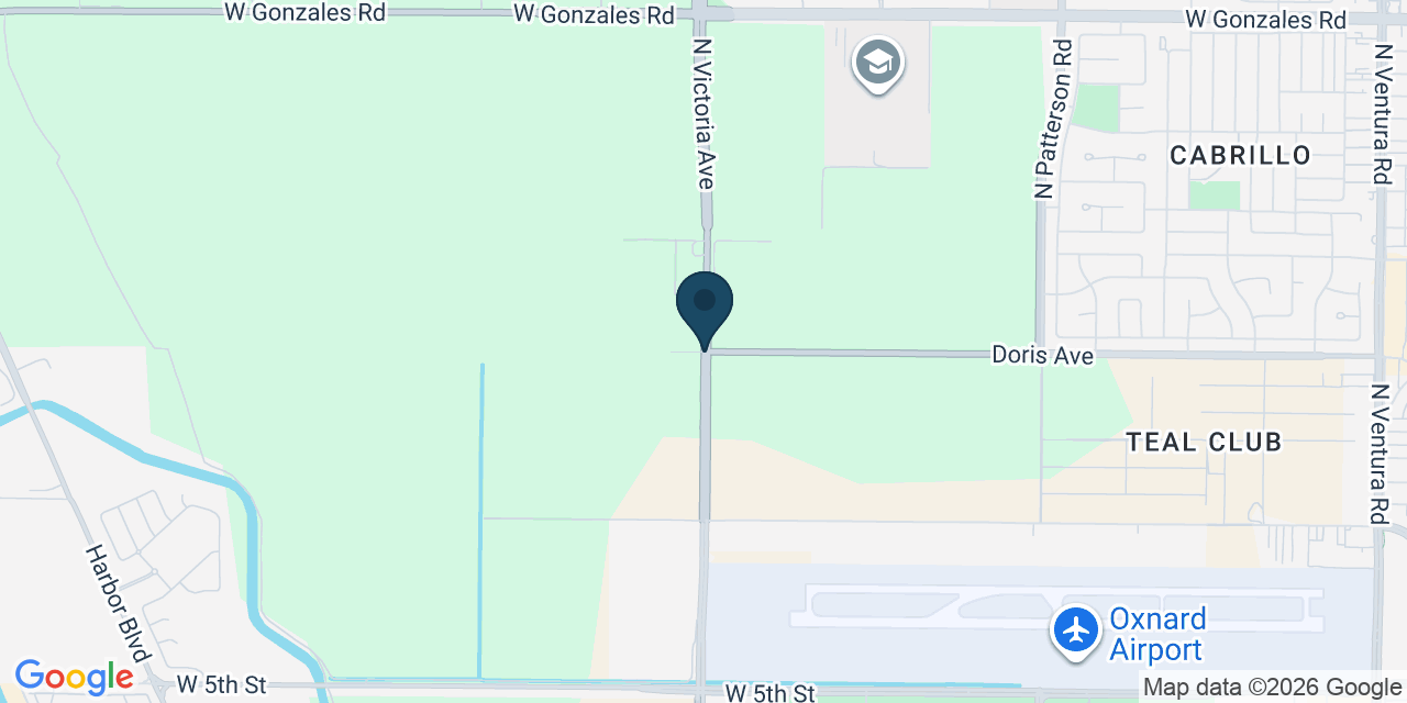 Map showing Ventura County, CA