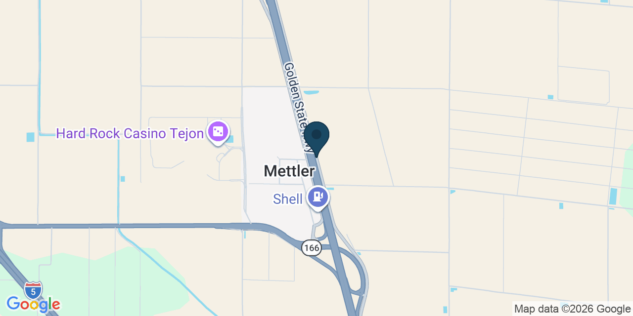 Map showing Kern County, CA