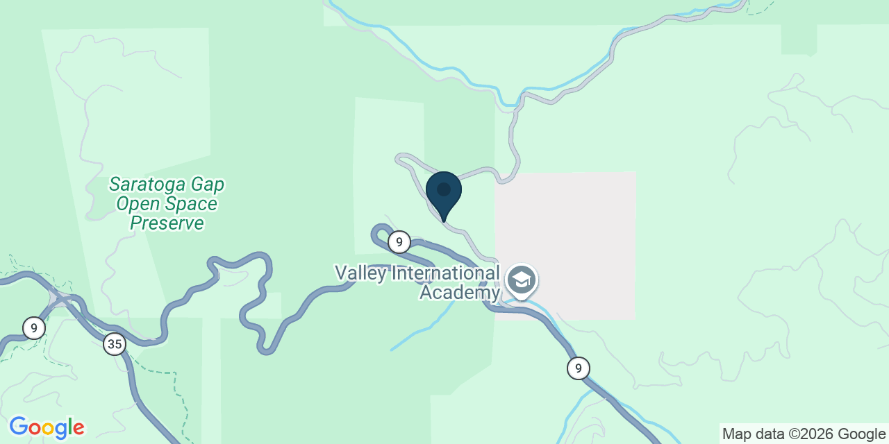 Map showing Santa Clara County, CA