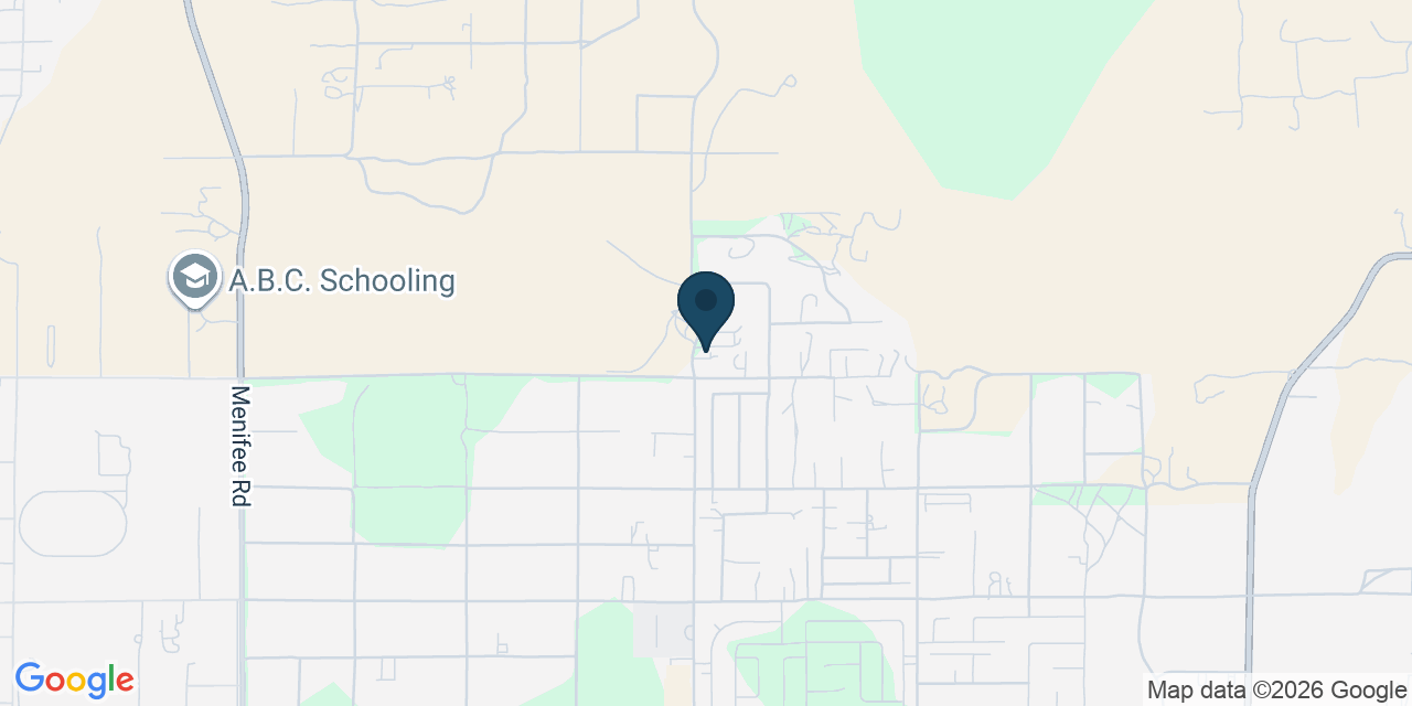 Map showing Homeland, Riverside County, CA