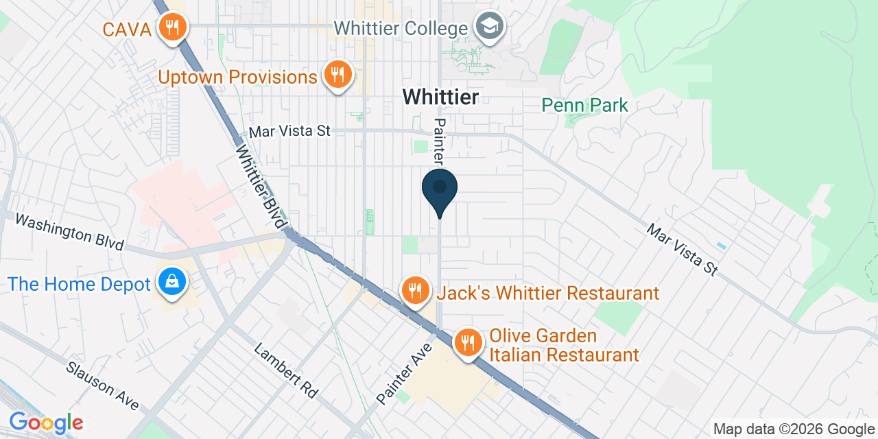 Map showing Los Angeles County, CA
