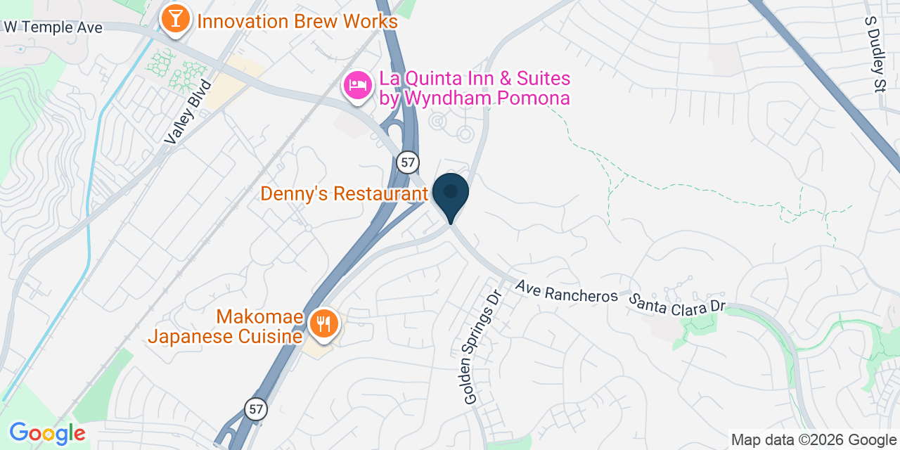 Map showing Diamond Bar, Los Angeles County, CA