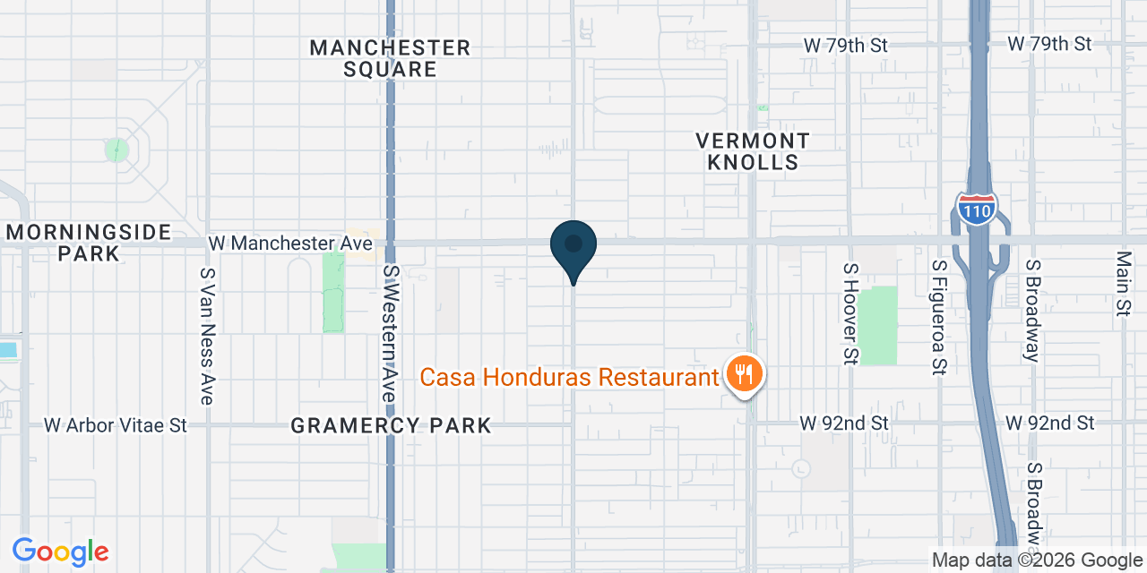 Map showing Los Angeles, Los Angeles County, CA