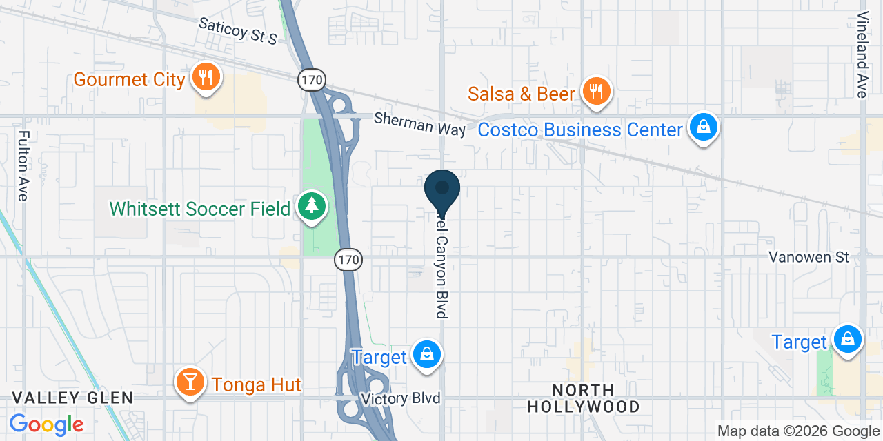Map showing Los Angeles, Los Angeles County, CA