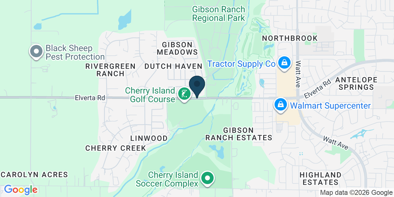 Map showing Sacramento County, CA