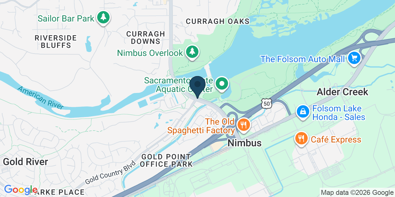 Map showing Sacramento County, CA