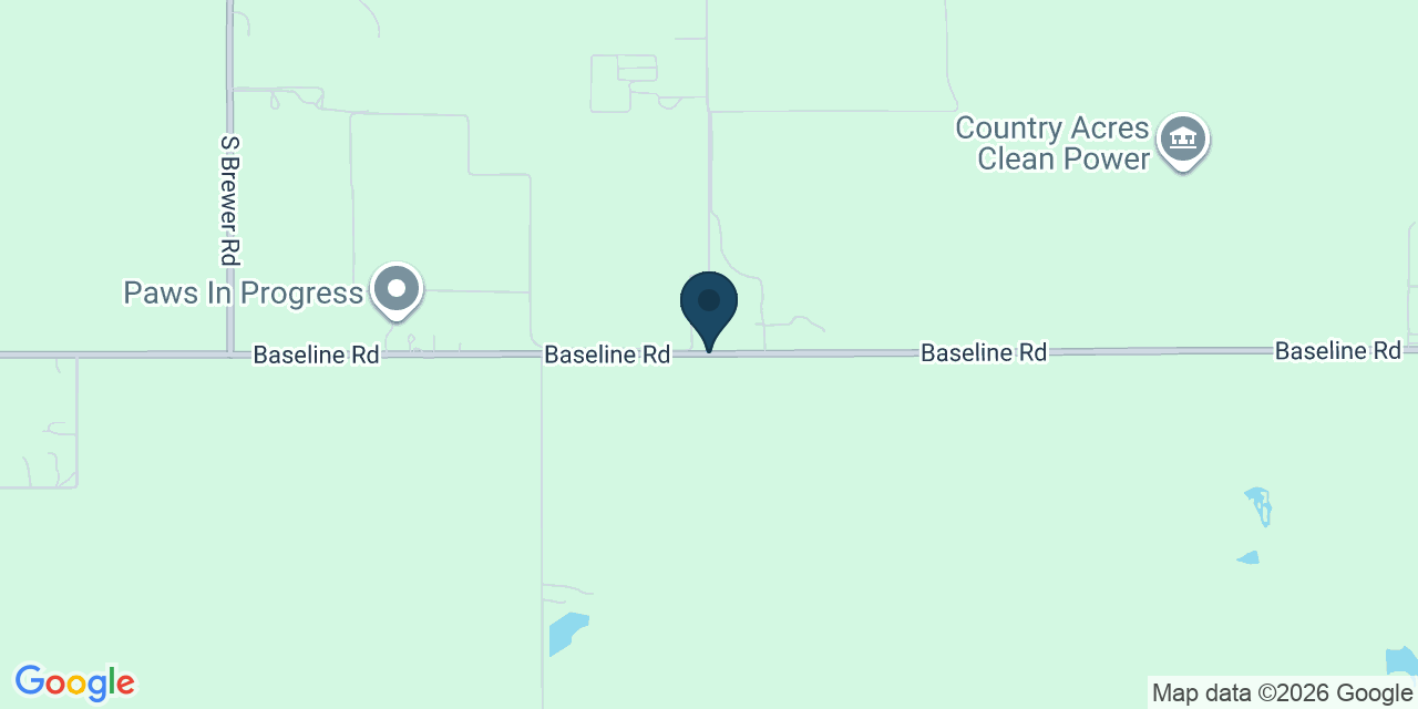 Map showing Placer County, CA