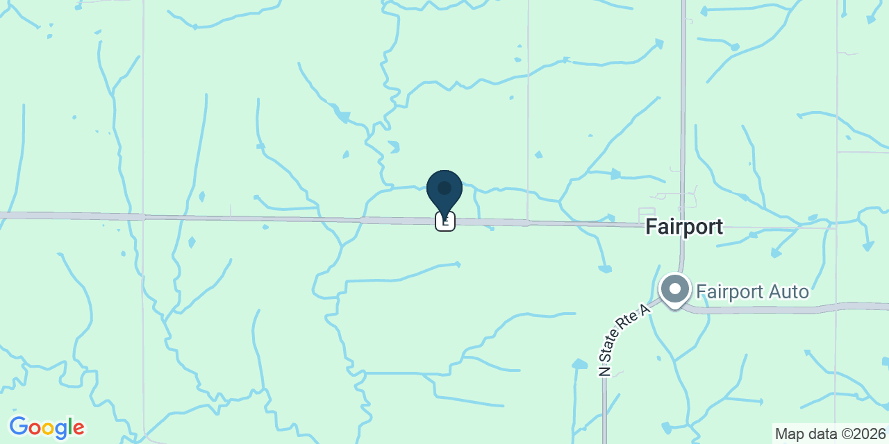 Map showing Santa Rosa, Dekalb County, MO