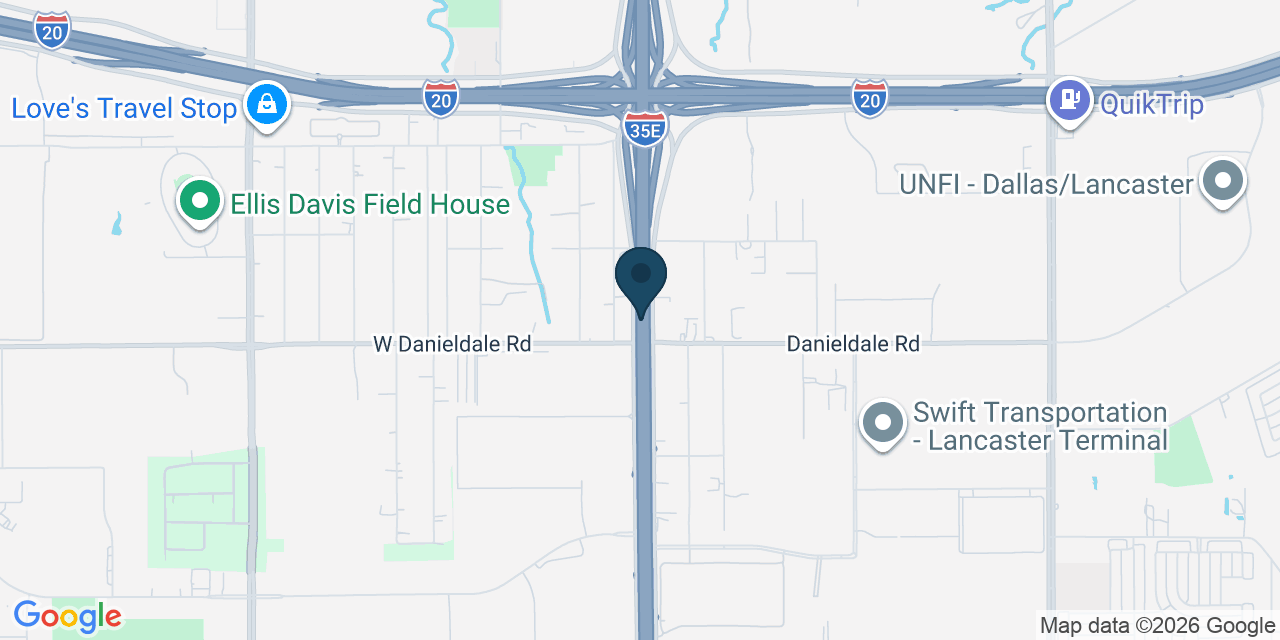 Map showing Laureland, TX