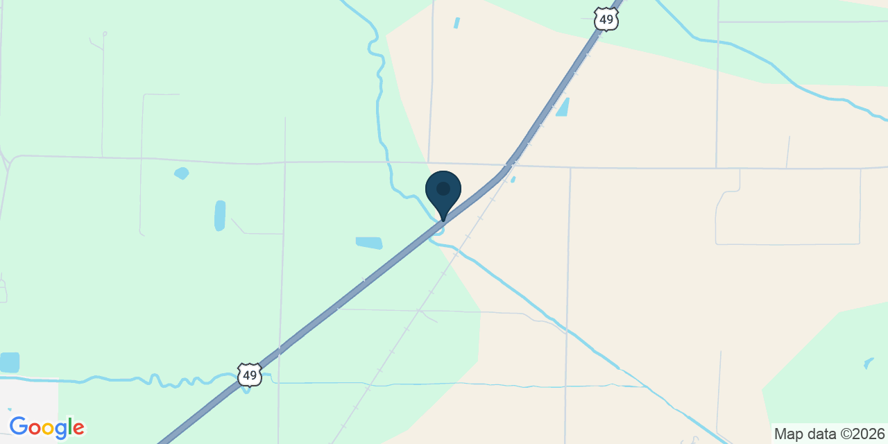 Map showing Greene County, AR