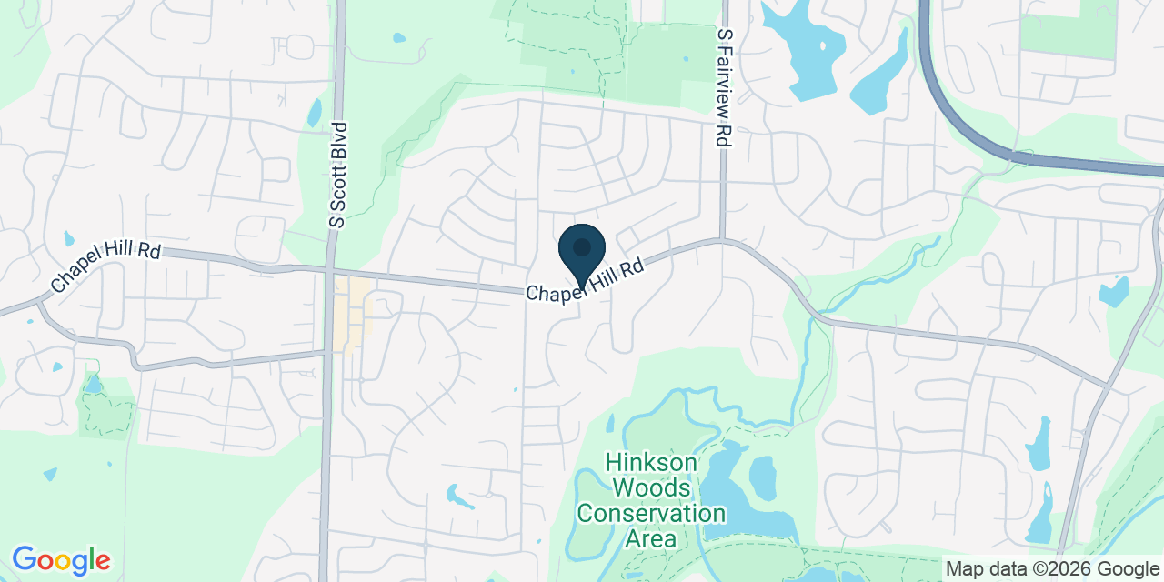 Map showing Columbia, Boone County, MO