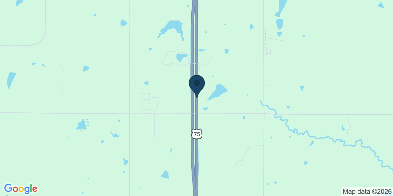 Map showing Mayetta, Jackson County, KS
