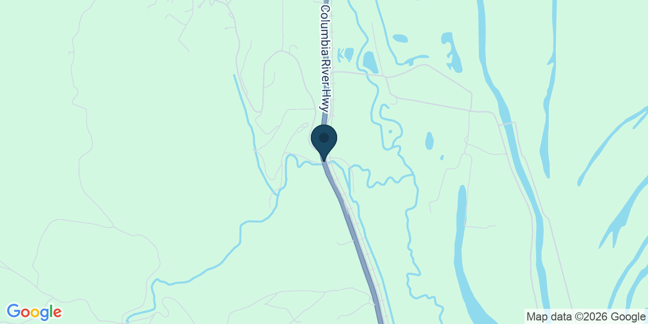 Map showing Rainier, Columbia County, OR
