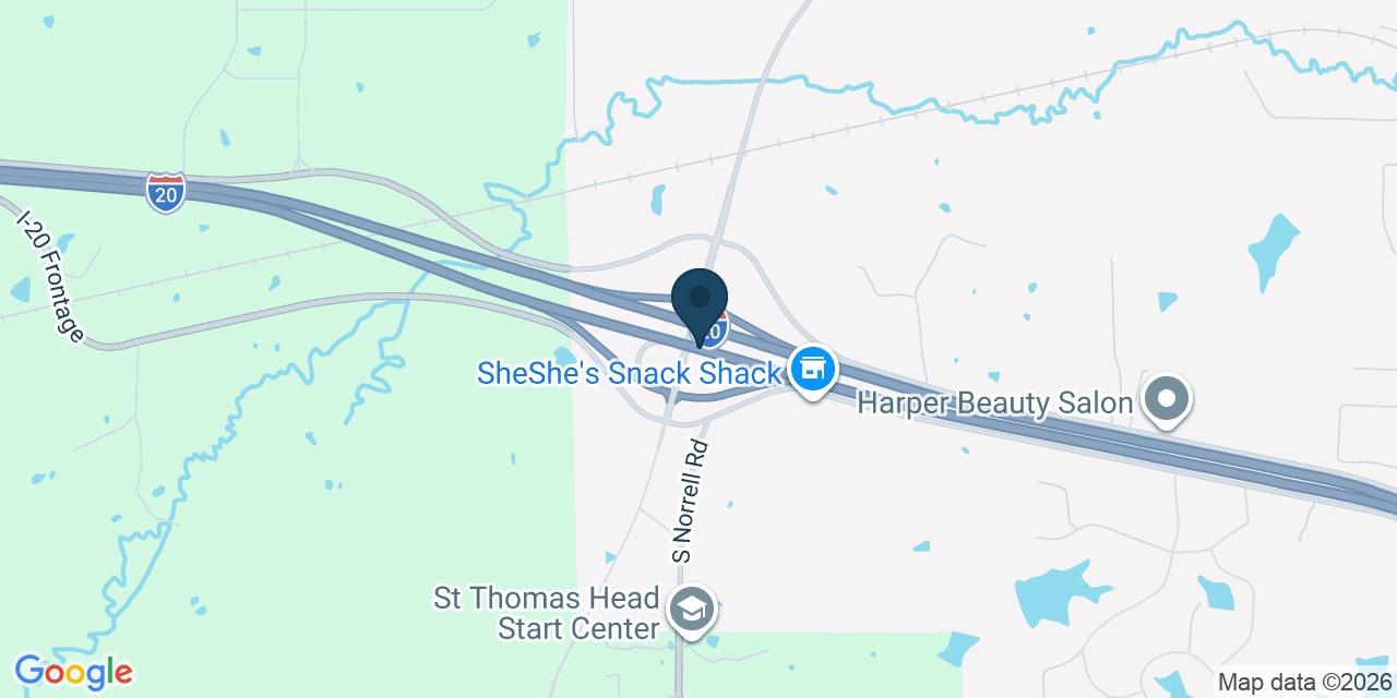 Map showing Hinds County, MS