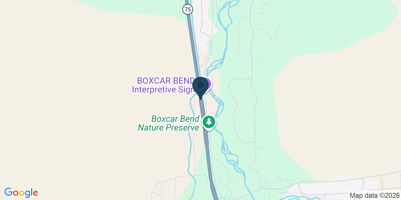 Map showing Blaine County, ID