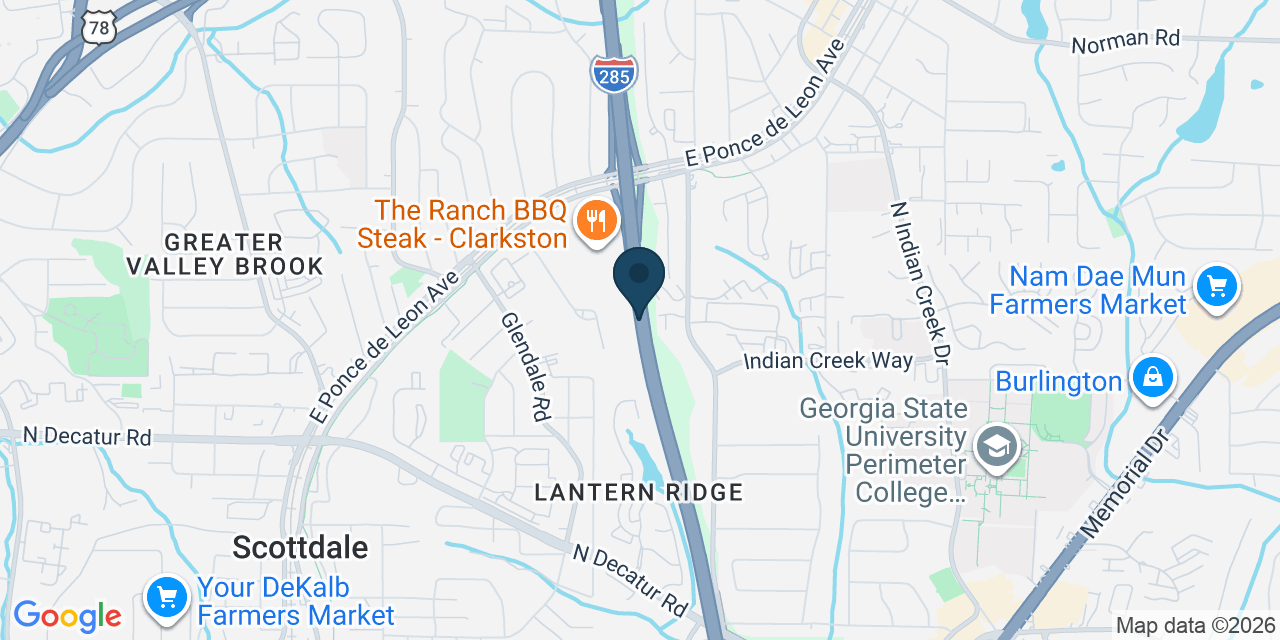 Incident Reported on I-285 in DeKalb County