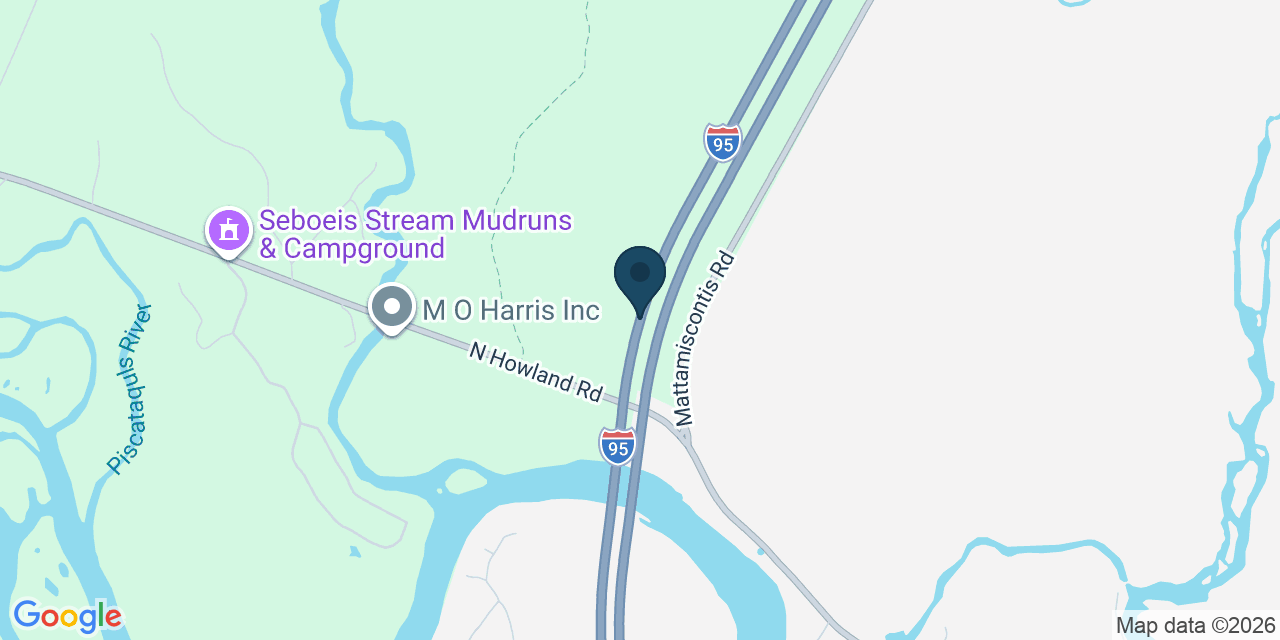 Map showing Hermon, Penobscot County, ME