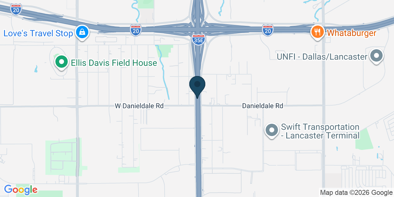 All Traffic Diverted Off I-35E Near Overton Road in Texas