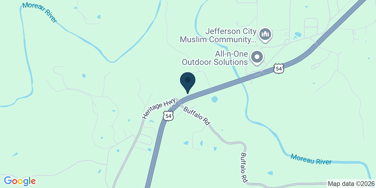 Map showing Lohman, Cole County, MO
