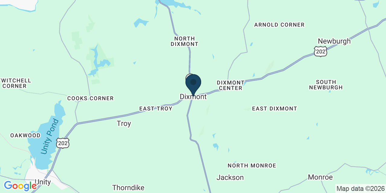 Map showing Dixmont, Penobscot County, ME