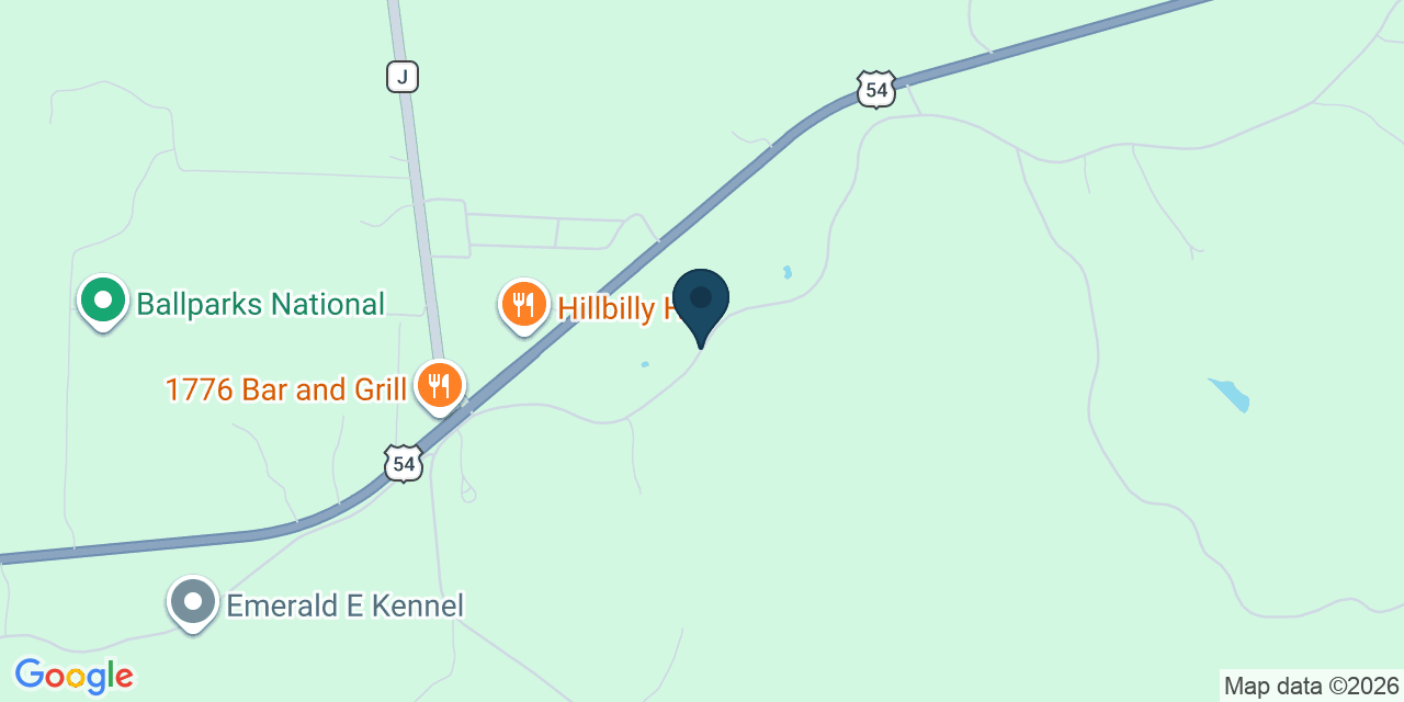 Map showing Macks Creek, Camden County, MO