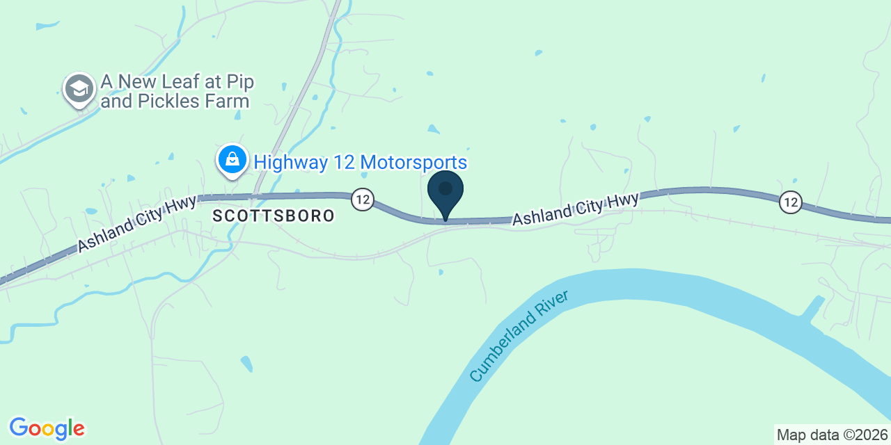 Map showing Nashville, Davidson County, TN