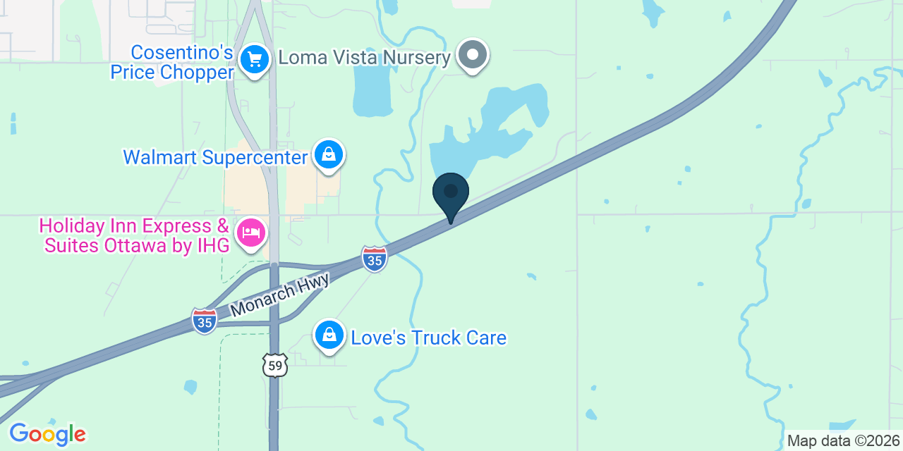 Map showing Franklin County, KS