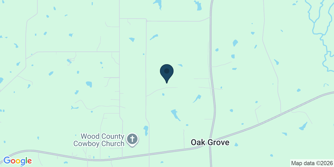 Map showing Wood County, TX