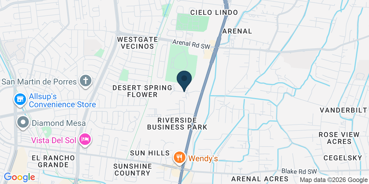 Map showing Albuquerque, Bernalillo County, NM