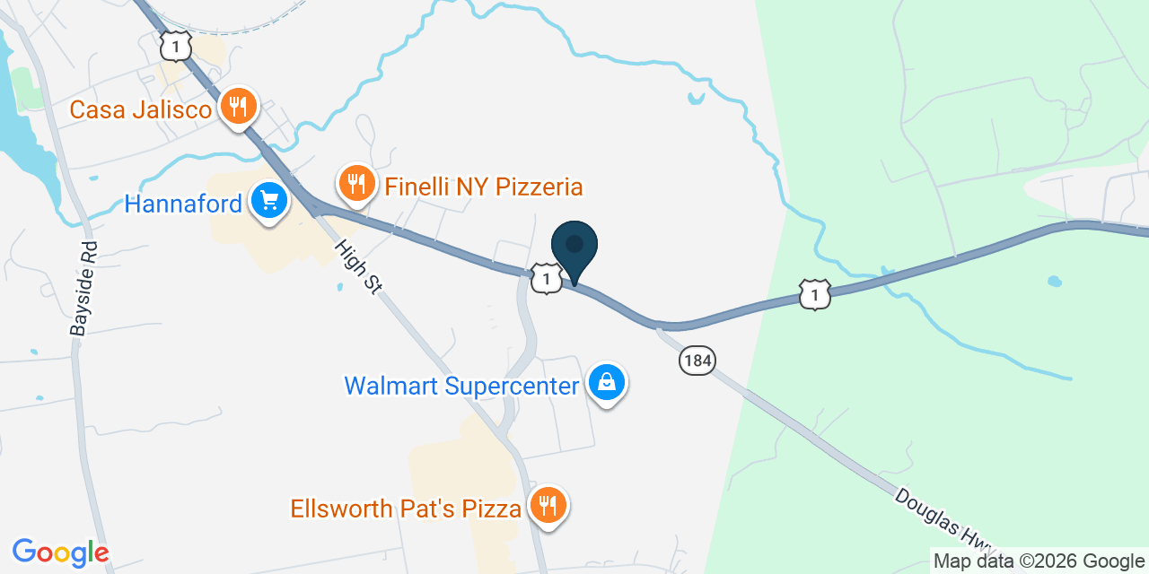 Map showing Hancock, Hancock County, ME