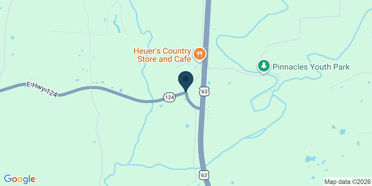 Map showing Hallsville, Boone County, MO