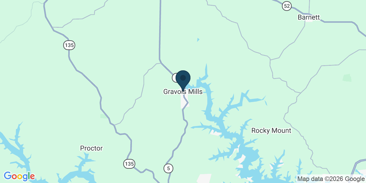 Map showing Gravois Mills, Morgan County, MO