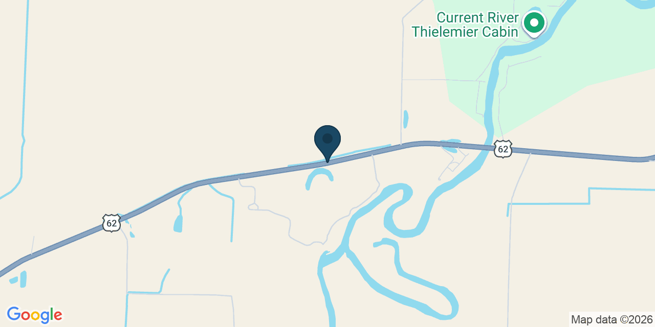 Map showing Randolph County, AR