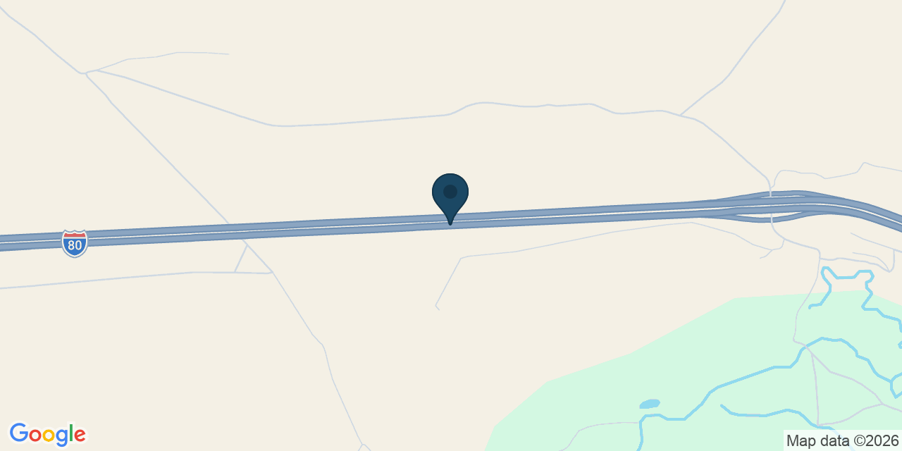 Map showing Rawlins, Carbon County, WY
