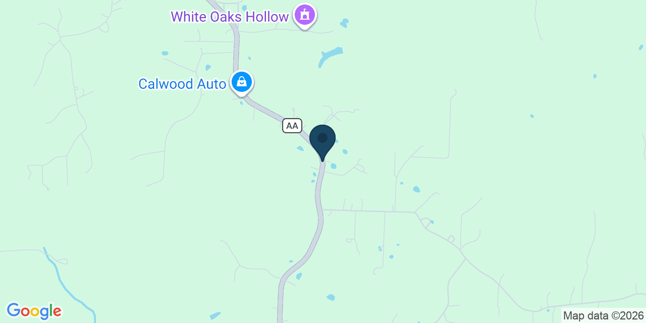 Map showing Holts Summit, Callaway County, MO