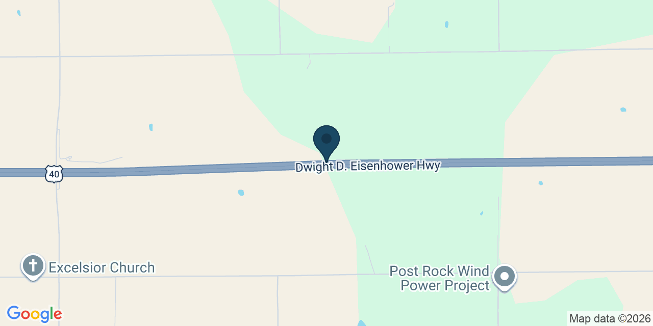 Map showing Leavenworth County, KS