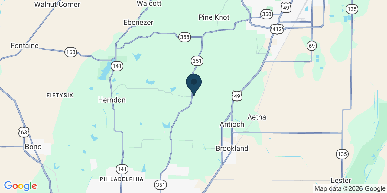 Map showing Blytheville, Craighead County, AR