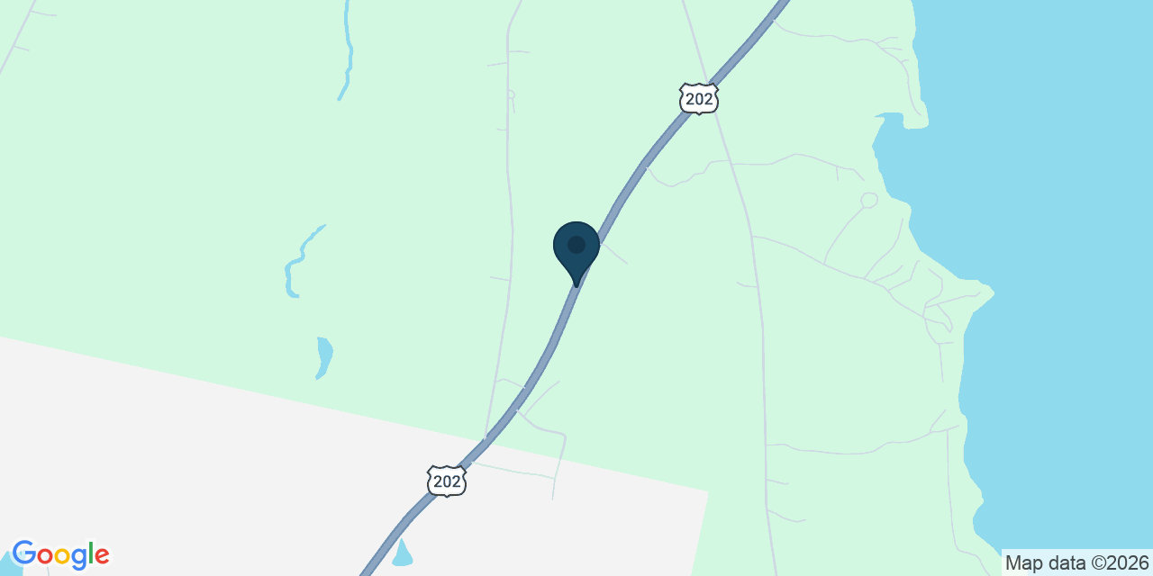 Map showing Augusta, Kennebec County, ME