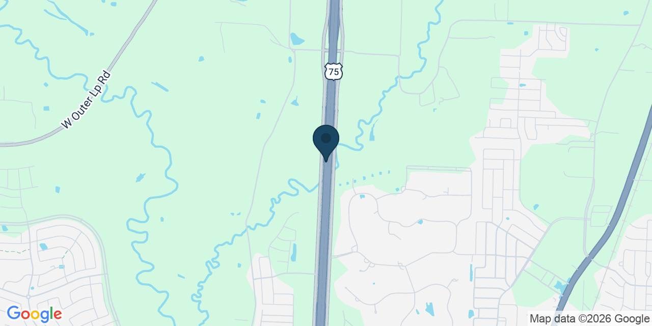 Map showing Texas