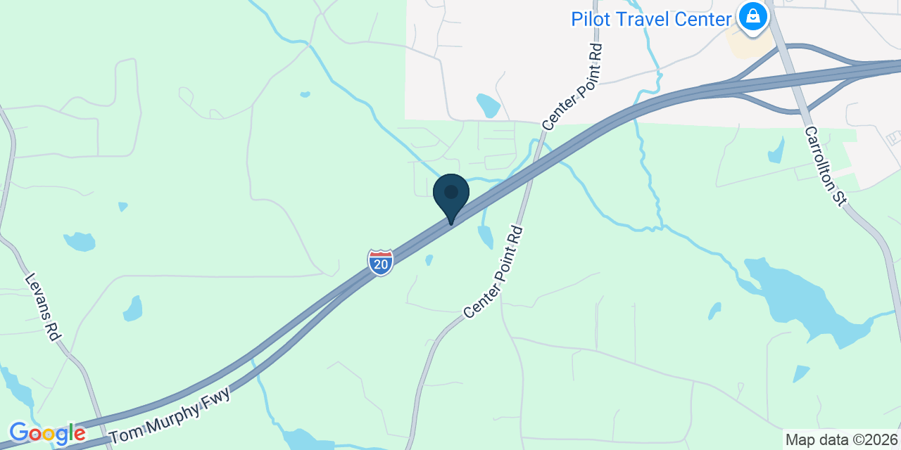 Map showing Villa Rica, Carroll County, GA