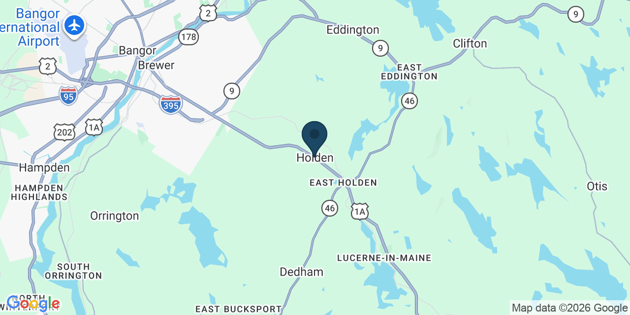 Map showing Holden, Penobscot County, ME