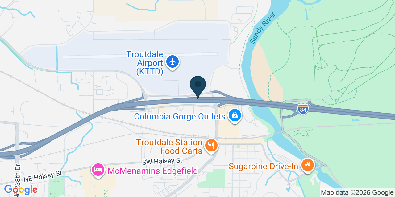 Map showing Multnomah County, OR