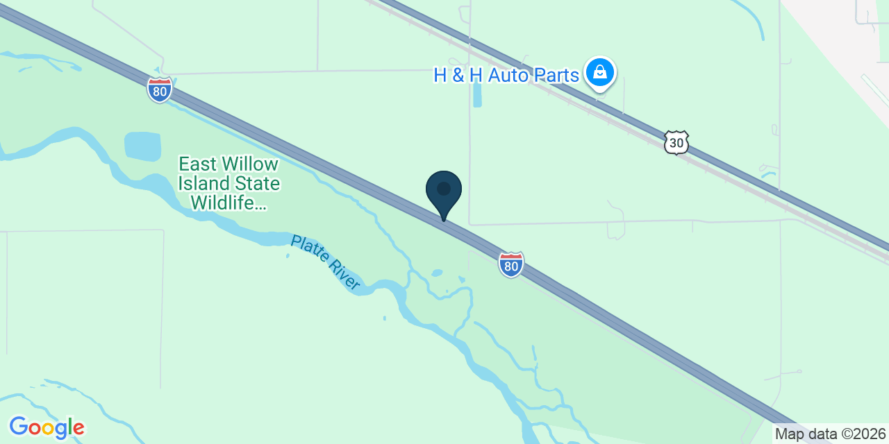 Map showing Milford, Seward County, NE